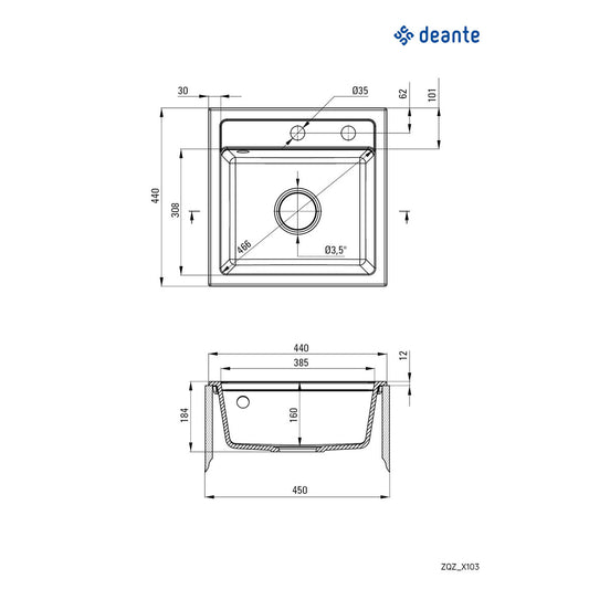 Deante Zorba ZQZ T103